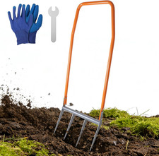 Forca Vanga Con 4 Denti Doubleshaft 135Cm | 50Cm Larghezza Di Lavoro | Lunghezza