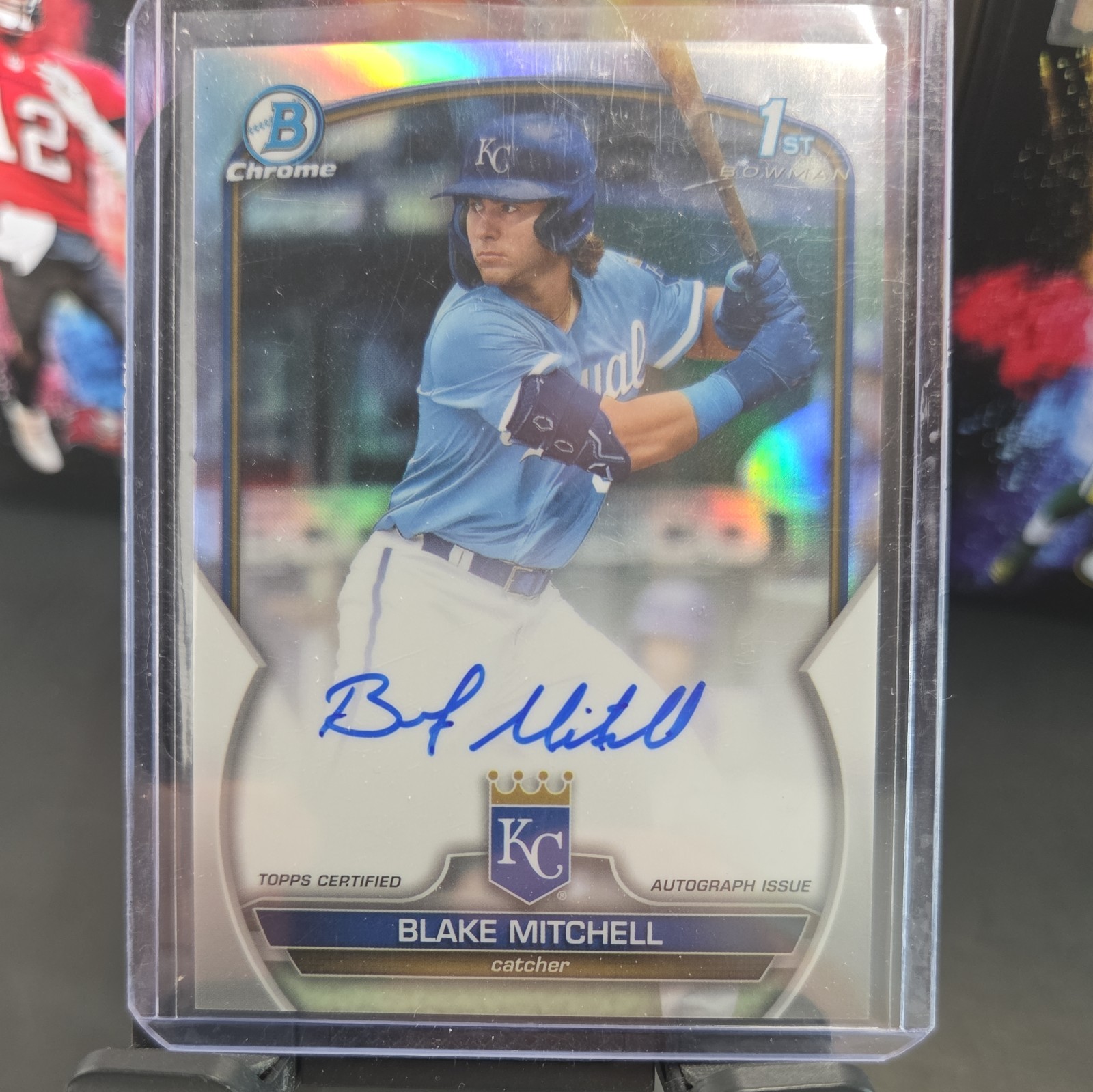 BLAKE MITCHELL 2023 Bowman Draft Chrome 1st Bowman Refractor Prospect Auto /499