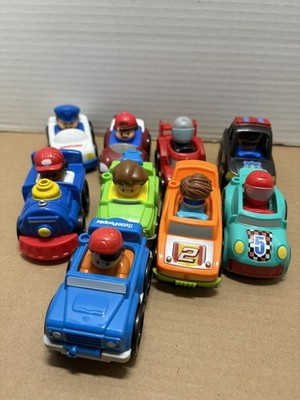 Fisher Price Little People Wheelies Lot of 9 Different Cars