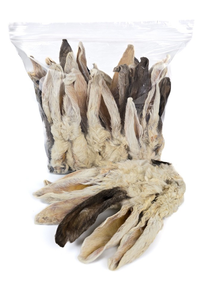 HERONS Rabbit Ears with Fur - Premium Large - Natural Dog Chews ...