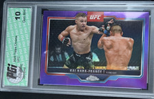 Topps Chrome UFC Kai Kara-France Purple Refractor #81 PGI 10 MMA Card