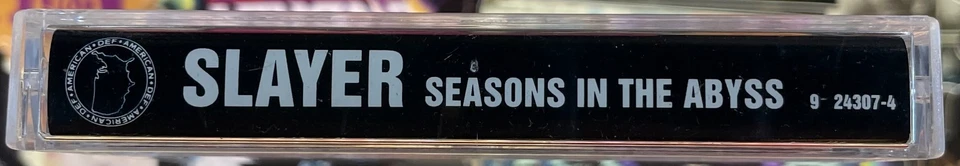 Slayer- Seasons In The Abyss Cassette Tape (SR) - Image 3 of 4