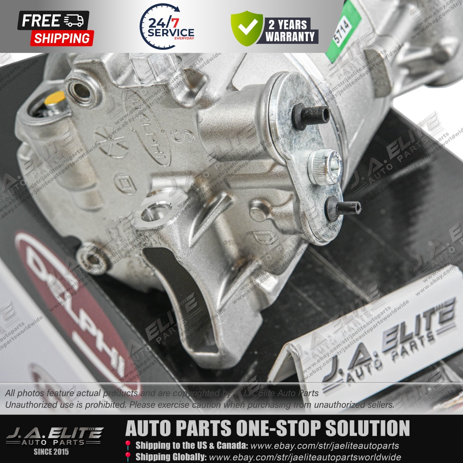 Genuine Delphi Air Conditioning Compressor for Maserati Quattroporte GT, 284728