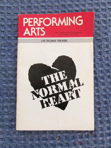 THE NORMAL HEART Larry Kramer 1986 LA PB Richard Dreyfuss Kathy Bates Ben Murphy