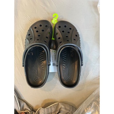Crocs Baya Clog Black Mens 7 Womens 9 Unisex Comfort Slip On Shoes 10126-001