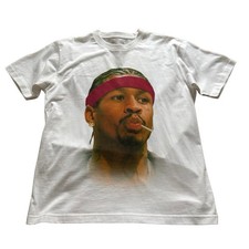 Allen Iverson Face Tee - White - Men s Size M - Great Condition