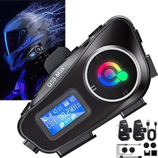 Bluetooth Motorrad Headset mit Gegensprechanl...