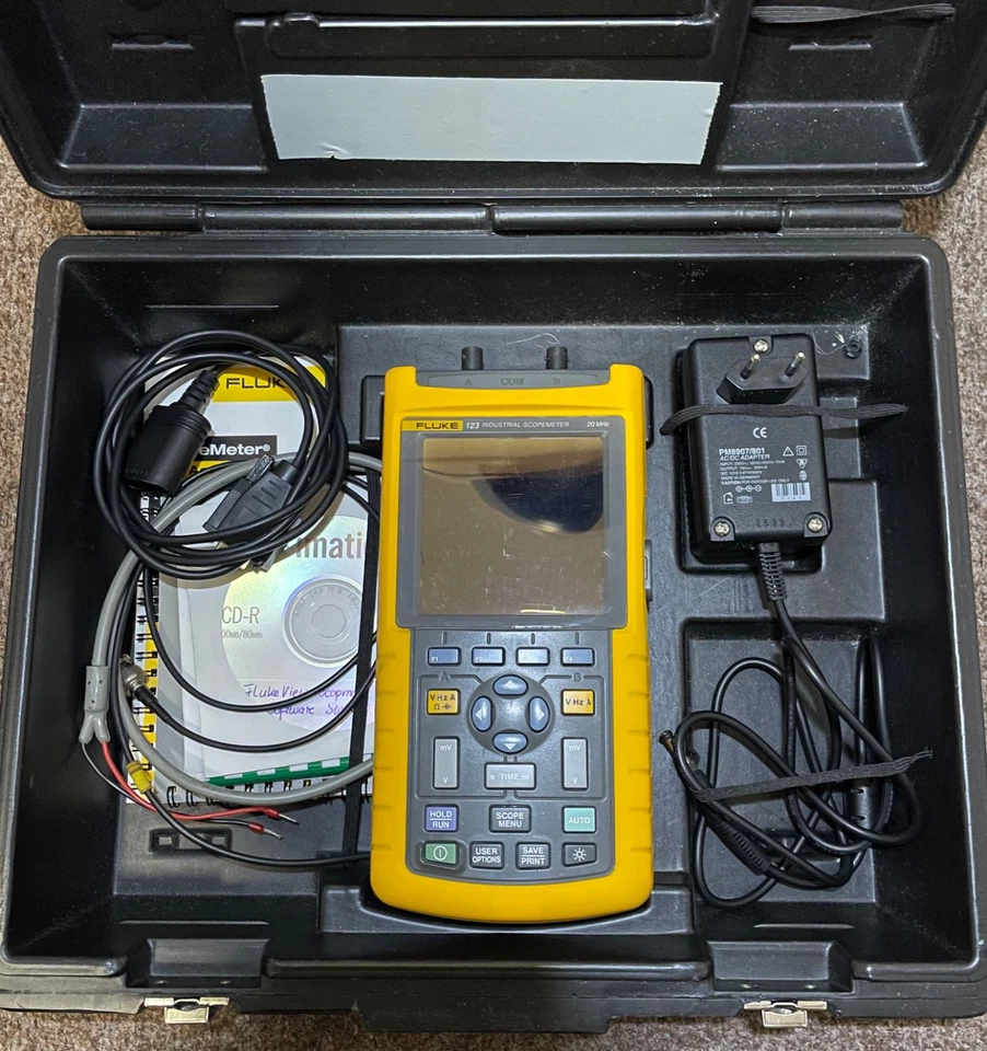 fluke 123 industrial scopemeter - Image 3 of 4