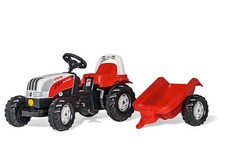 Rolly Toys Trettraktor Steyr 6165 CVT + Anhä...
