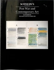 Sotheby's Post War & Contemporary Art Auction Catalog October 18, 1990