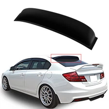 For 2006-2011 Honda Civic Sedan Rear Window Visor Roof Spoiler Deflector Black