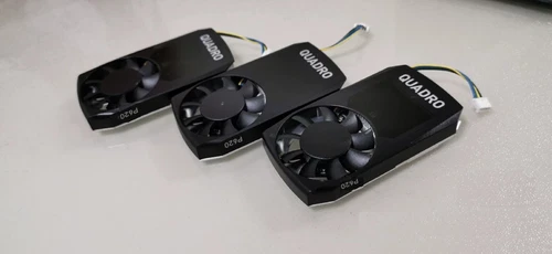 Radiator cooling four wire fan kit suitable for Nvidia QUADRO p620 graphics card - Picture 2 of 4