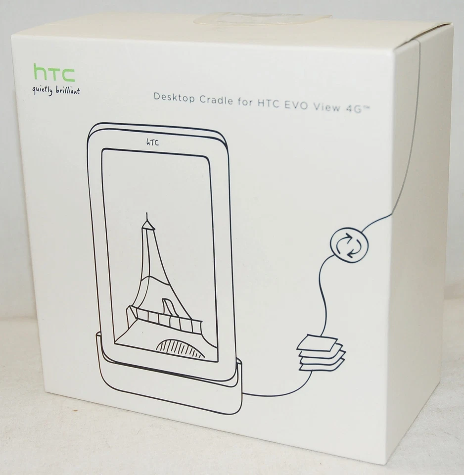 NEW HTC Evo View 4G & Flyer Video Charging Dock Station EVH1369Q HDMI Compatible - Image 2 of 4