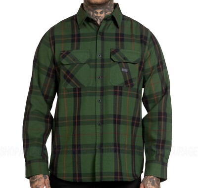 Sullen Art Collective Big Bear SCM5869 Long Sleeve Button Up