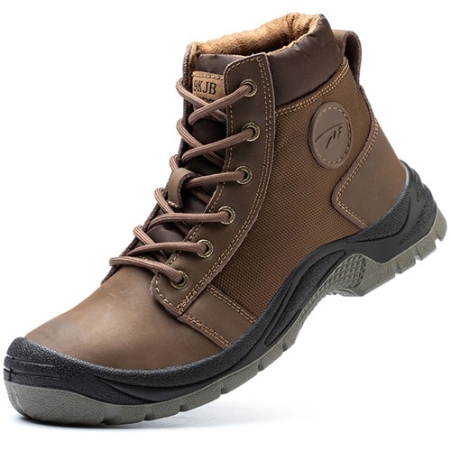 Waterproof Steel Toe Work Boots for Men Women Industrial Leather Safety Shoes - Picture 13 of 35
