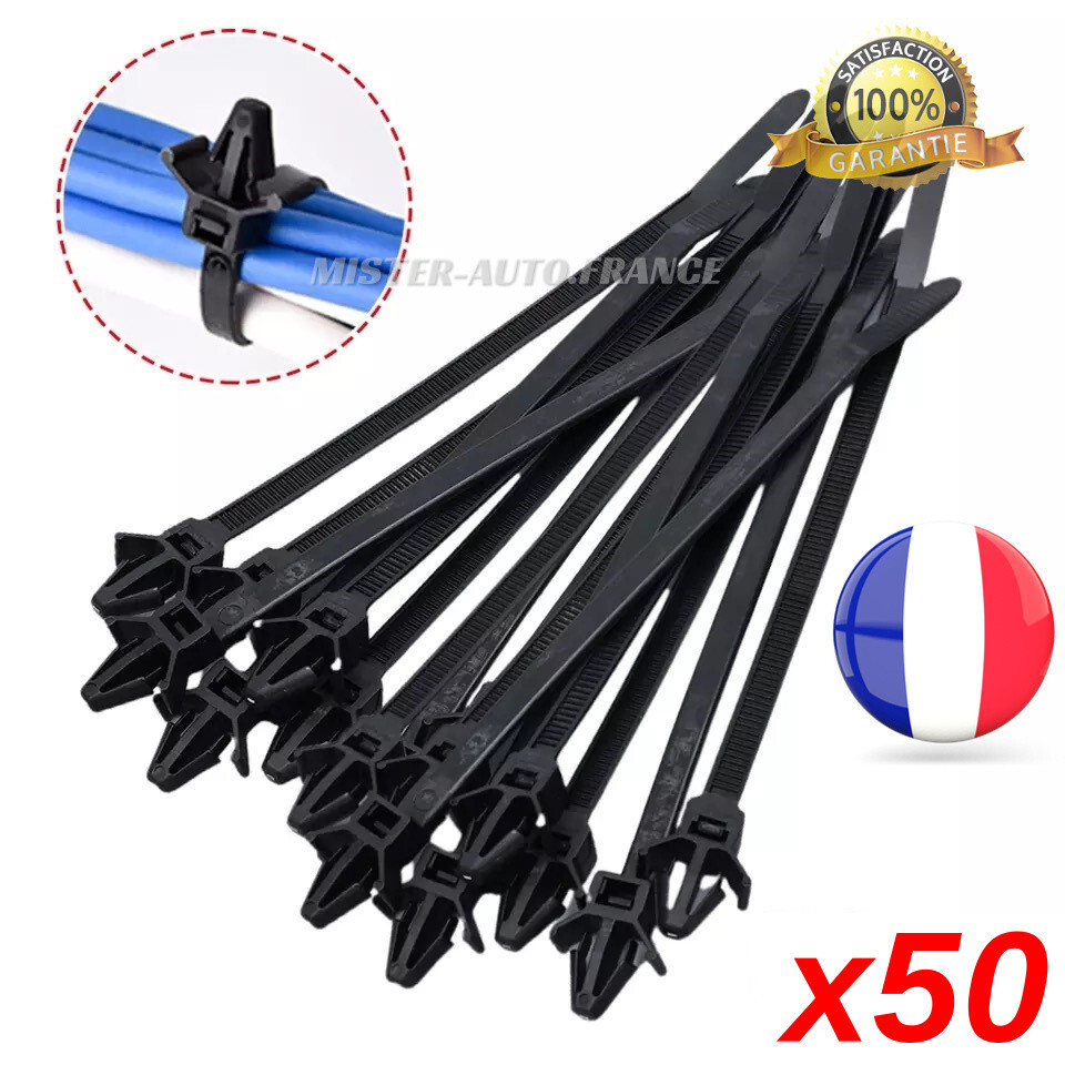 12pcs Attaches De Fixation Tige De Verrouillage Porte Voiture – Clips Plastique Universels 5-7mm Pour Poignée Et Serrure