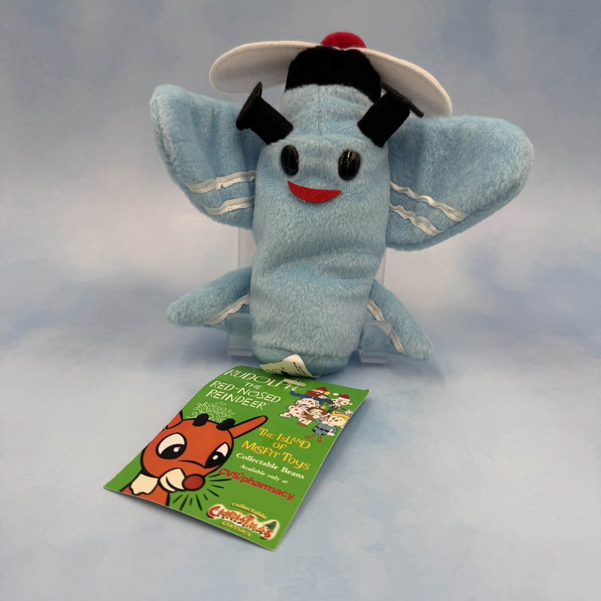 Rudolph Island of Misfit Toys Blue Plane CVS Stuffins Plush  Rudolph the Reindeer Island of Misfit Toys Blue Airplane Misfit Plane Plush 12\