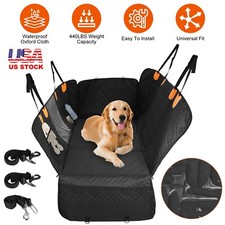 Dog Car Seat Cover For Back Seat Waterproof Oxford Cloth Hammock Non-Slip