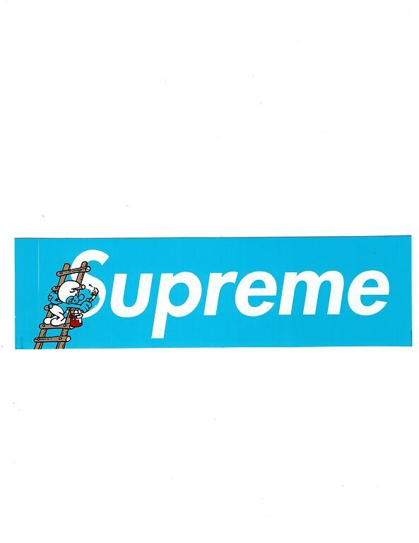 Supreme Vintage LV Monogram Cease and Desist Box Logo Sticker Brown –