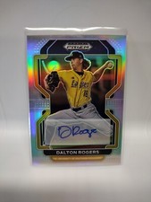 Holo Auto! 2022 Prizm Draft Picks Dalton Rogers Silver Prizm Refractor 99 Boston