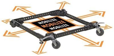 UNIVERSAL MOBILER RADSTAND, verstellbarer Radrahmen, 250 kg Inhalt