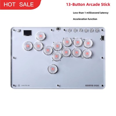 Haute42 T13 13-Button Arcade Stick Joystick with Kailh Red Low Profile Switches