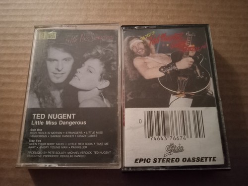 Ted Nugent 2 Cassette Lot: Little Miss Dangerous and Best of