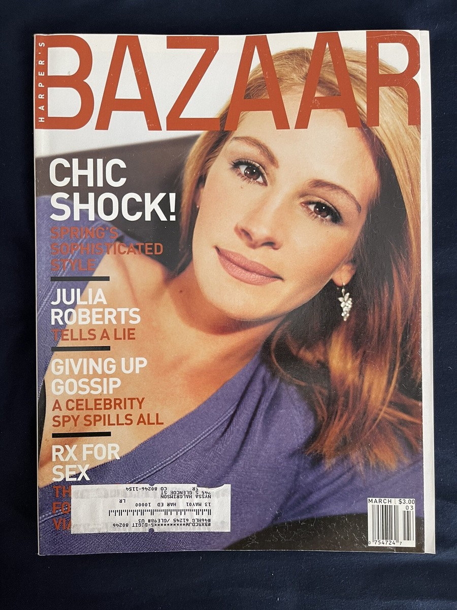 Harper's Bazaar March 2000 Julia Roberts B9:1860 | eBay