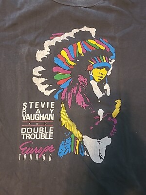 Vintage 90s Stevie Ray Vaughan バンドTシャツ Stevie Ray Vaughan Band T-Shirt 90s XL Vintage Black Music