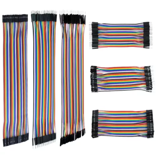 Jumper Wire Set M2M F2M F2F 20 cm Kabel 40 pin 240 Stück Steckbrücke Breadboard
