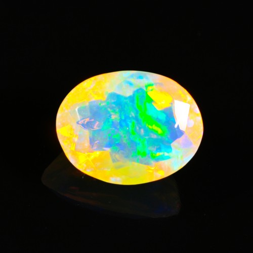 Opal,Faceted Opal ,Ethiopian Opal,multi fire opal,natural loose gemstone 3.20 CT - Picture 4 of 9