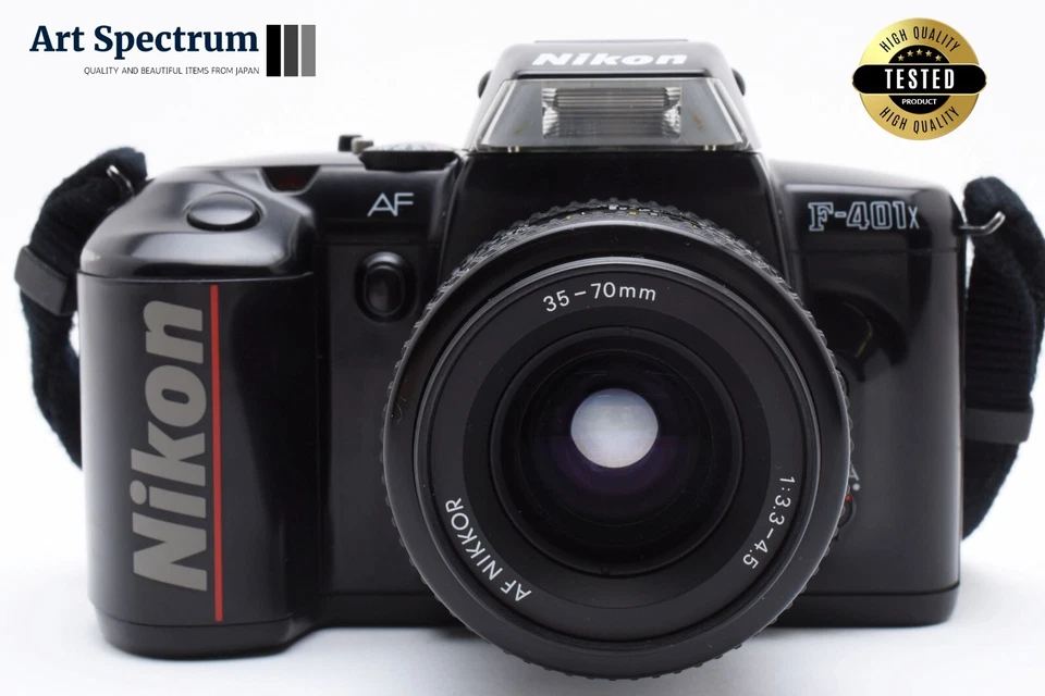 [Opt N Como Nuevo] Cámara fotográfica profesional Nikon F-401X + AF Nikkor 35-70 mm f3,3-4,5 SLR Foto 4 de 4