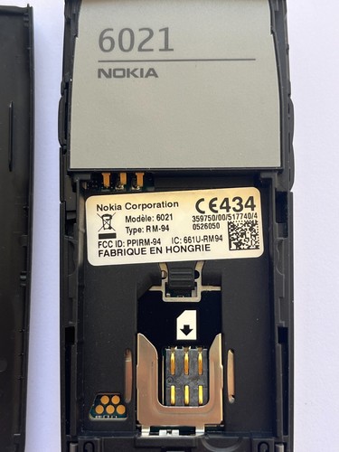 Nokia 6021 - vintage mobile phone GSM - Black (Unlocked) - 第 3/9 張圖片