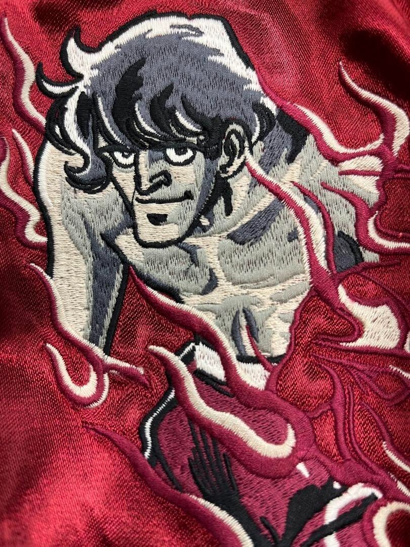 Ashita no Joe 55th Anniversary Zip reversible Scajan Black Size M