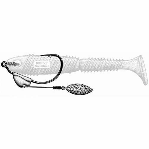 Owner 5164-033 Hooks FLASHY SWIMMER with CPS - 3/16oz hook: 3/0 qty: 2 - Picture 2 of 2