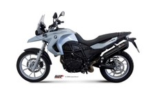 Terminale Scarico MIVV Suono Nero Acciaio inox per Bmw F 650 Gs 2008 > 2012