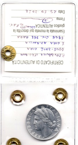 1946 LIRA WITH EXPERTISE - Picture 2 of 2