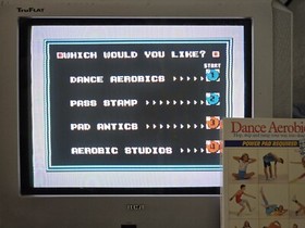 Dance Aerobics (NIntendo, NES, 1989) Authentic & Complete (No Foam Insert)