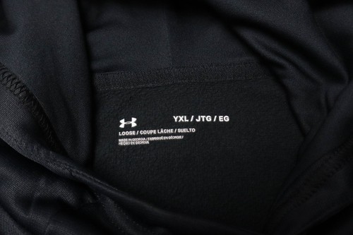 UNDER ARMOUR Loose Hoodie Boy's XL Sports Pullover Kangaroo Pocket Logo - Picture 7 of 10
