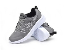 Image of Skechers Microspec-Quick Sprint Childs Boys Trainers Black, Grey or Blue Sneaker