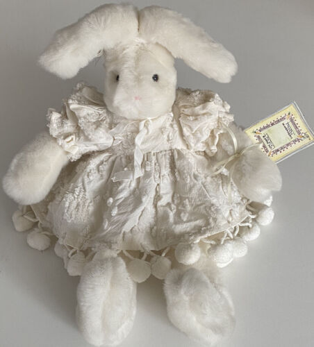RARE RETIRED Jellycat Bashful Fudge Bunny Chocolate Brown Plush