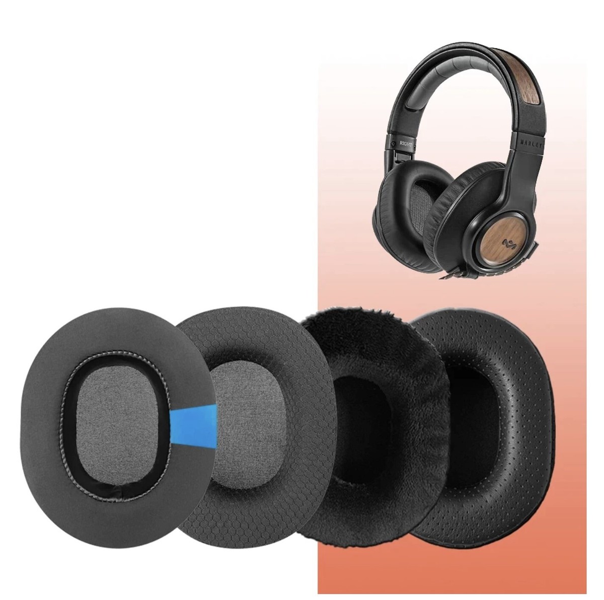 Replacement Ear Pads for House of Marley Legend Marley Exodus