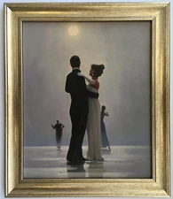 Dance Me to End of Love by Jack Vettriano Framed Canvas Effect Print 51cm x 43cm