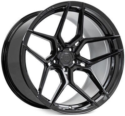 ROHANA RFX11 GLOSS BLACK WHEELS FOR CORVETTE C8 BASE Z51 STINGRAY 19X8.5 & 20x12