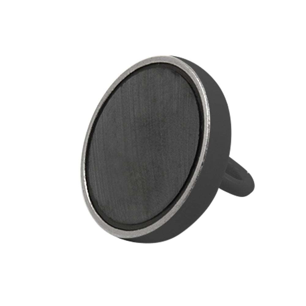 57mm Ferrite Black Painted Clamping with M4 Hook 25kg Pull