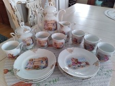 Antique German 1905 Childs Tea Set Beautiful Serving For 6 Price Drop..was 350.