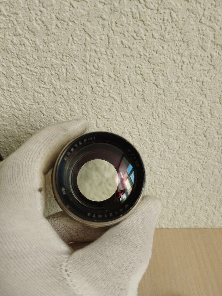 🇺🇦Объектив Jupiter-11 Советская Украина f4/135 мм Серебряное крепление M39 - Изображение 4 из 4