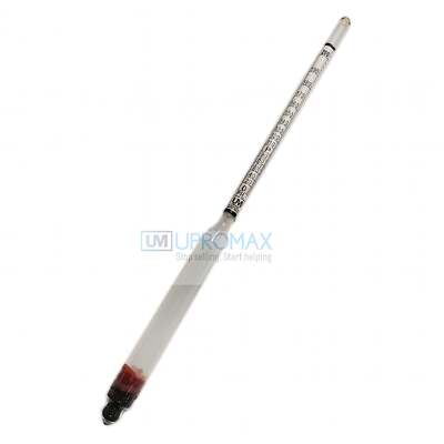 Alcohol Hydrometer Proof & Tralle Meter Distilling Tester Spirit Scale 0-200%  
