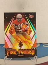 2021 Panini Phoenix Football NFL FF-5 Jerry Rice Silver Prizm Fire Forged Insert