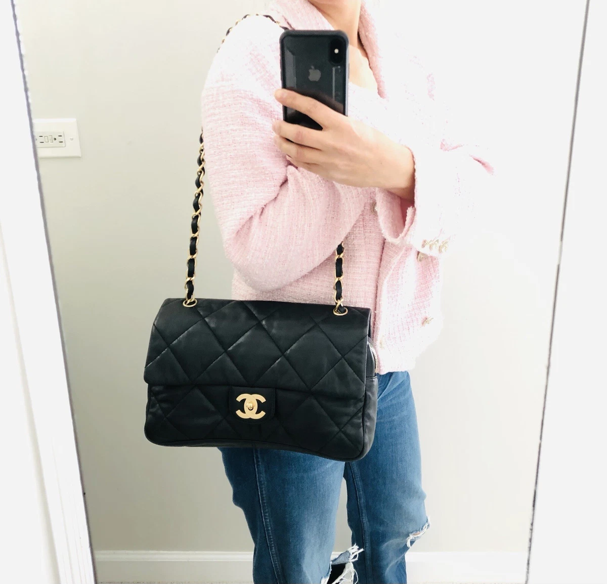 Chanel Large Quilted Classic Flap Bag